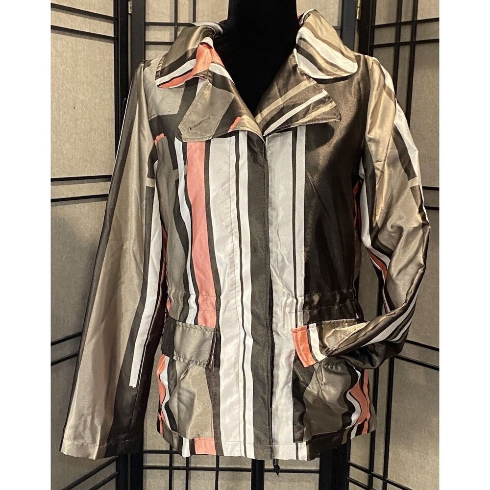 Montanaco Convertible Lined Jacket Cincheable Waist Inner Zip Carry Bag Size S